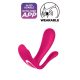 Satisfyer Top Secret Plus - akkus, okos 3 ágú vibrátor.