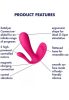 Satisfyer Top Secret Plus - akkus, okos 3 ágú vibrátor.