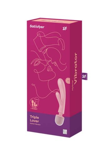 Satisfyer Triple Lover - G-pont és masszírozó vibrátor,akkus.