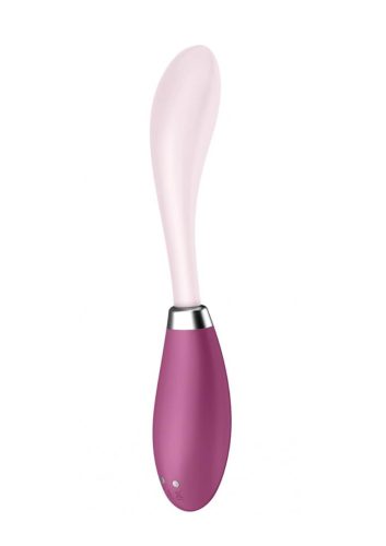 Satisfyer G-Spot Flex 3 - akkus G-pont vibrátor,pink-bordó.