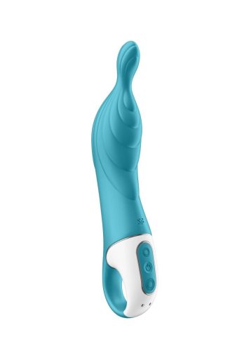 SATISFYER A-MAZING 2 - AKKUS, A-PONT VIBRÁTOR. Szürke,Tester,új bontatlan,nylonban