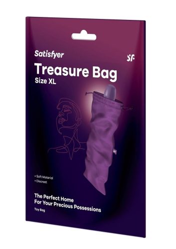 Satisfyer szexjáték tároló XL, 39cmX19cm. Lila