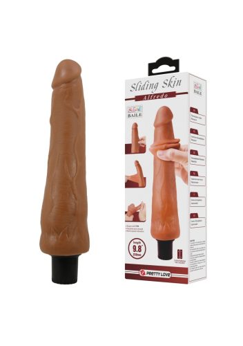 Alfredo Sliding Skin vibrátor,25cm.