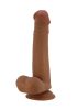 Tallen Brown bőrhatású dildó -22cm