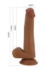 Tallen Brown bőrhatású dildó -22cm
