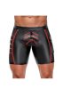 Ormeto zip shorts Black-Red Méret:M