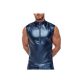Tank top with zip Top Andio Metallic blue Méret:L