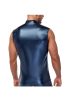 Tank top with zip Top Andio Metallic blue Méret:L