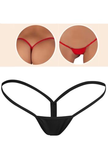 Chicago Y tanga Fekete,Méret:L/XL