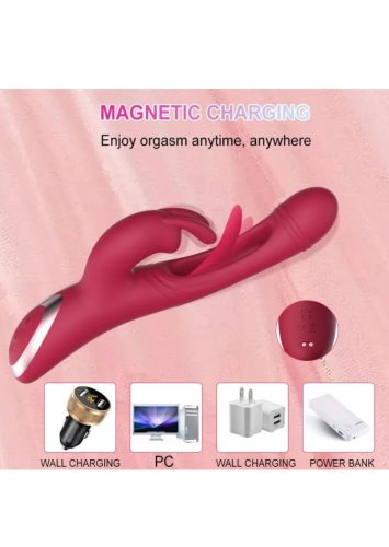 Cancun G-Spot Rabbit Vibrator ,akkus Bordó