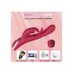 Cancun G-Spot Rabbit Vibrator ,akkus Bordó