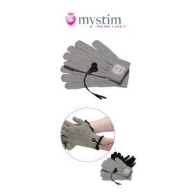 Mystim-elektro kesztyű.