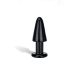 Intruder Black Glass Butt Plug.