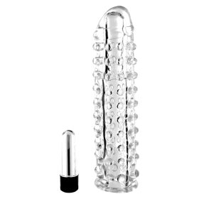 Silikon Vibro Penis Sleeve 16cm.