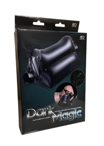 Dark Magic felfújható szexpárna,bilincsel,lovaglópálcával.