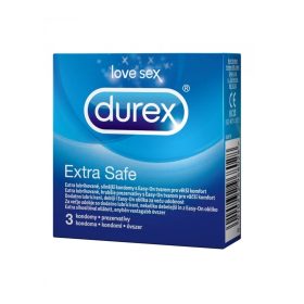 Durex extra safe-enyhén vastagabb. 3 Db
