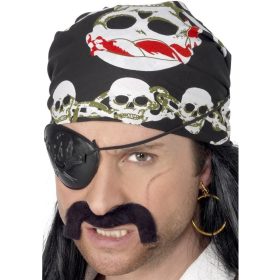 Halálfejes fejkendő