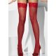 Fishnet Hold-Ups, Lace Tops With Silicone.
