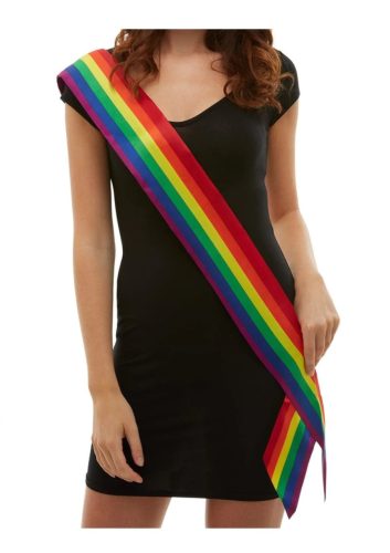 Rainbow Sash.