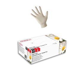 Fehér latex kesztyű-100db. Méret:M