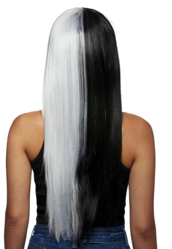 Manic Panic fekete,fehér paróka.