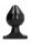 ALL BLACK Óriás anál plug.