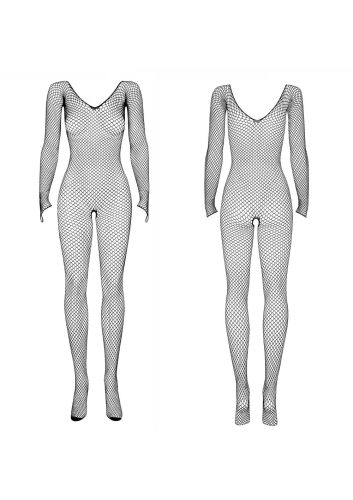 Obsessive N109 - hosszúujjú, nyitott necc overall.