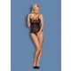 Obsessive, 818 szexi fekete body. Méret:S/M