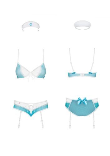 Obsessive 834,szexi nővérke jelmez szett. Méret:L/XL
