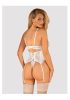 OBSESSIVE Amor Blanco underwire corset & thong. Méret:S/M
