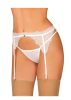 Obsessive Bianelle garter belt white. Méret:S/M