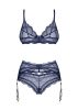 Obsessive Nightly Blue 3-pcs set Méret:XS/S