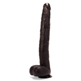 Long Dildo Black -43cm.