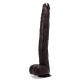 Long Dildo Black -43cm.