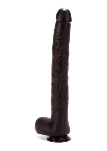 Long Dildo Black -43cm.