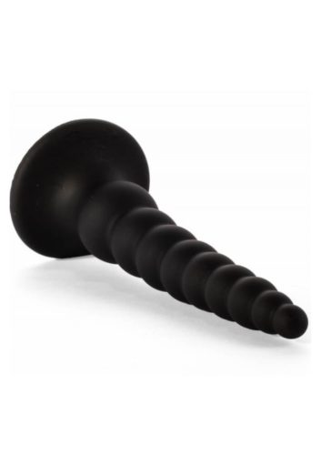 Hosszú bordás szilikon anal plug -24cm.