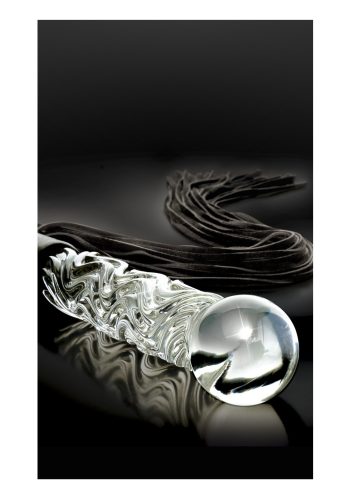 Icicles No.38. Üveg-bőr korbács  Bőr