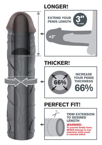 X-tensions Mega black+76mm.