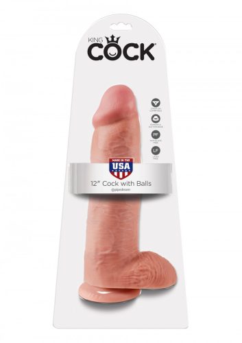 King Cock With Balls 30.5cm-test.