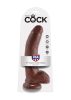 King Cock herés-23cm. Barna
