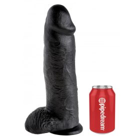 King Cock With Balls 30.5cm-black.