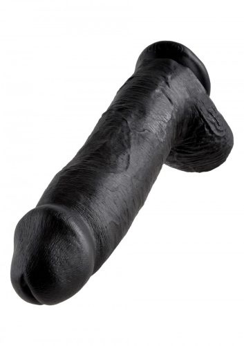 King Cock With Balls 30.5cm-black.