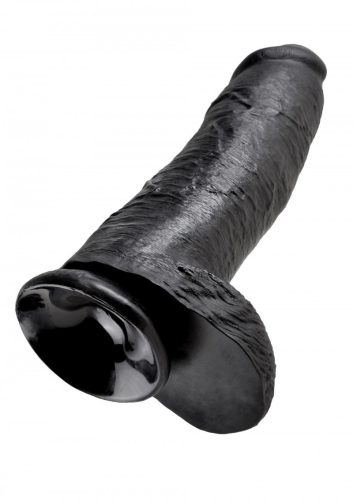 King Cock With Balls 30.5cm-black.