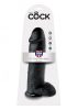 King Cock With Balls 30.5cm-black.