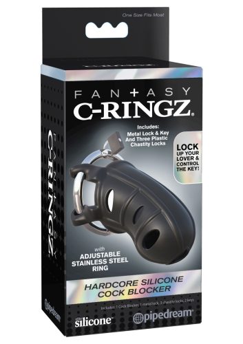 C-Ringz Hardcore Silicone Cock Blocker.