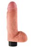 King Cock Vibrating Cock With Balls 7inch.
