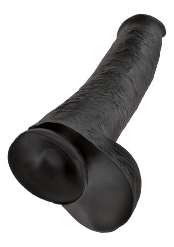 King Cock With Balls,fekete-38cm.