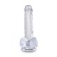 King Cock Clear herés dildó-16cm.