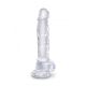 King Cock Clear herés dildó-20cm.