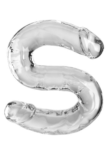 King Cock Clear Double Dildo -44cm.